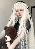 White Moonlight - Long Curly Lolita Wig - image 10