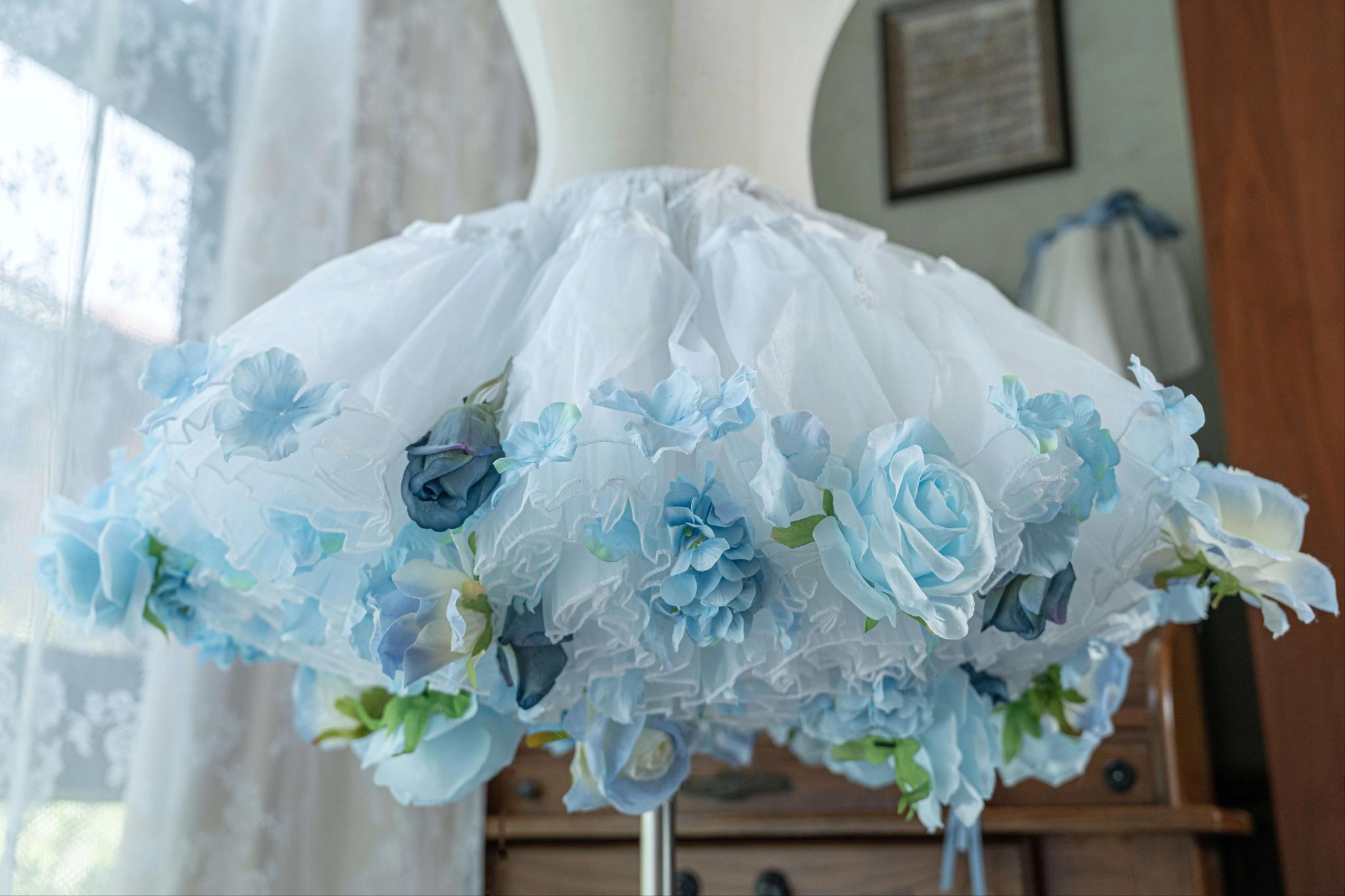 Floral Lolita Petticoat with Detachable Trim Collection - image 13