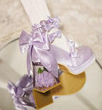Glass Floral House - Elegant Lolita Shoes, Transparent Heels with 3D Floral - image 16
