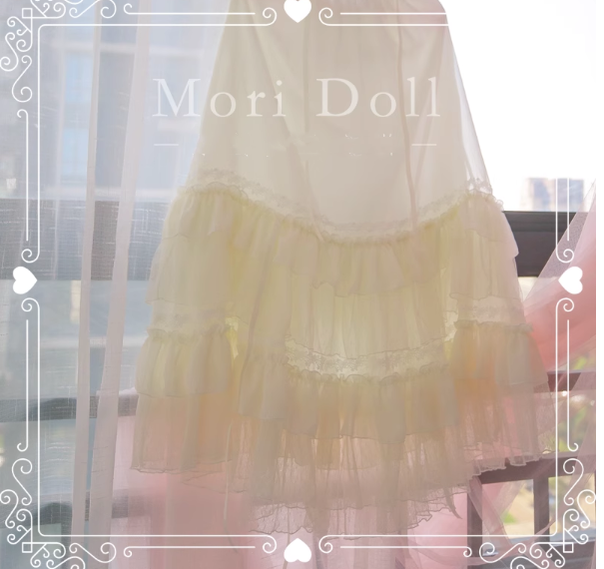 Elegant Lolita Flounce Hemline Skirt Multicolors - image 10