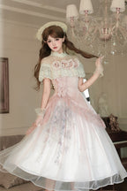 Rose Poems Sweet Elegant Lolita Dress, Skirt and Necklace Set - image 7
