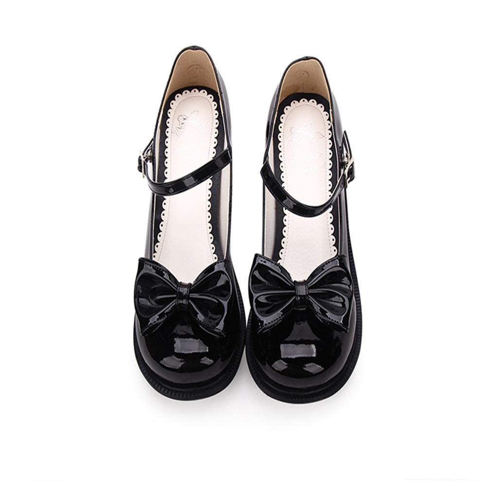 Sweet Lolita Round-tow Lolita Shoes Multicolors - image 10
