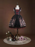 Classic Lolita JSK Suit Gold Foil Stamping Lolita Dress - image 5