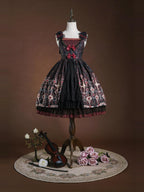 Classic Lolita JSK Suit Gold Foil Stamping Lolita Dress - image 5