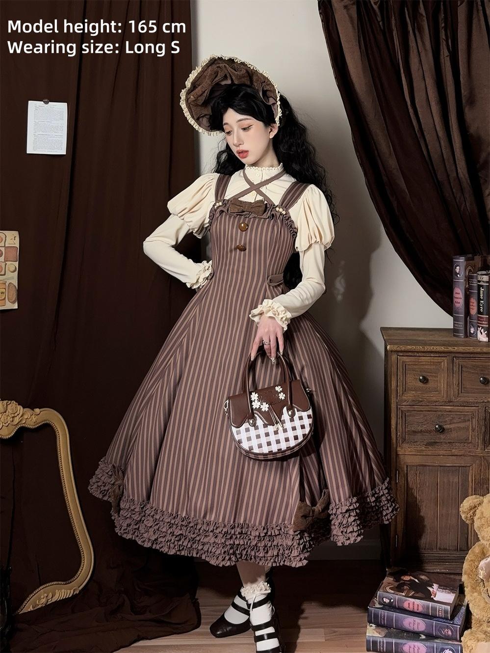 Classic Lolita JSK Customized Stripe Lolita Dress - image 18