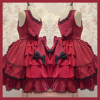 Black Lolita Doll OP/JSK with Adjustable Elasticity - image 16