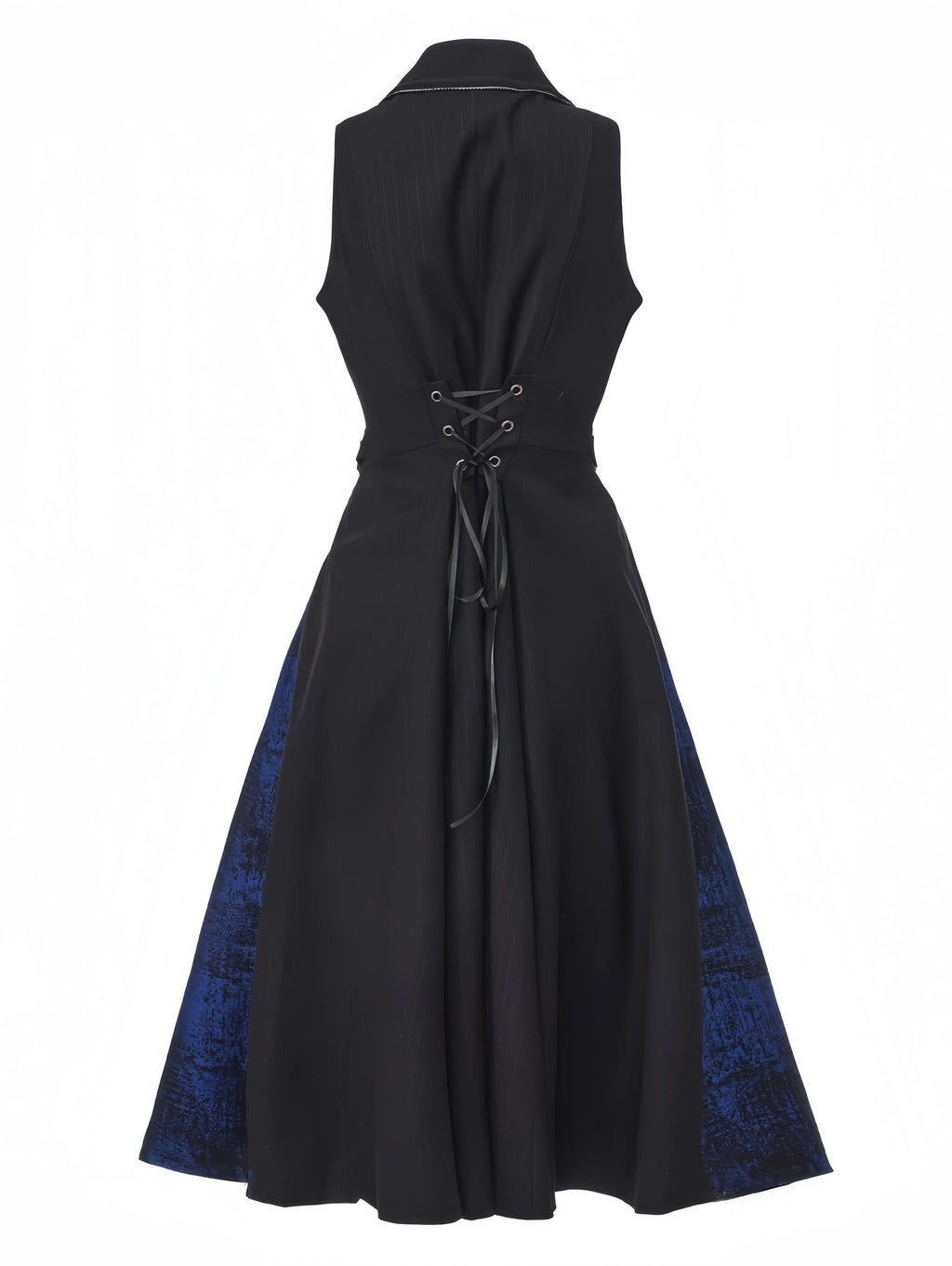 Timeless Silence Mystery - Sleeveless Ouji Lolita Vest Coat, High-Low Hem - image 2