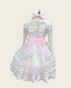 Little Dessert Chef - Old School Lolita JSK Dress, Cream-Like Ruffle and Accessories - image 6
