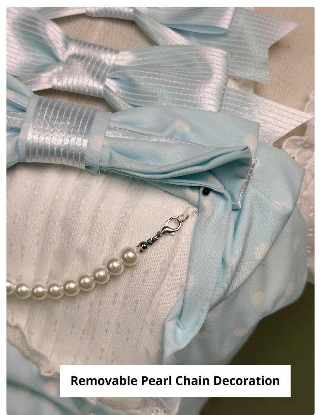 Old School Lolita Halter Neck OP Dress, Polka Dot Accent - image 37