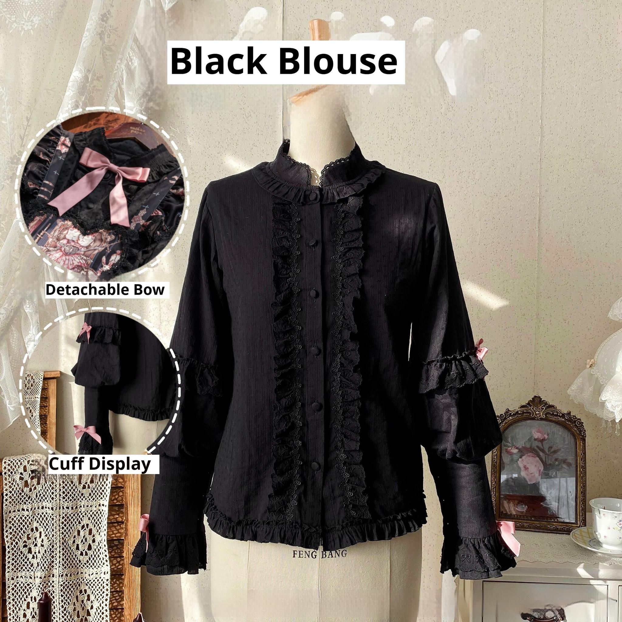 Missing Lamb Case - Gothic Lolita Dress Set with Sheep Prints - image 21