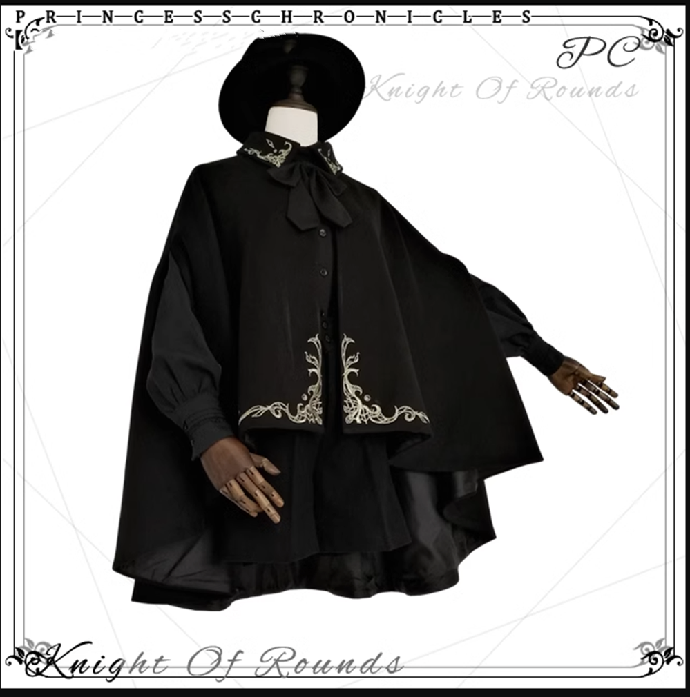 Princess Chronicles Medieval Embroidered Ouji Cape - image 7