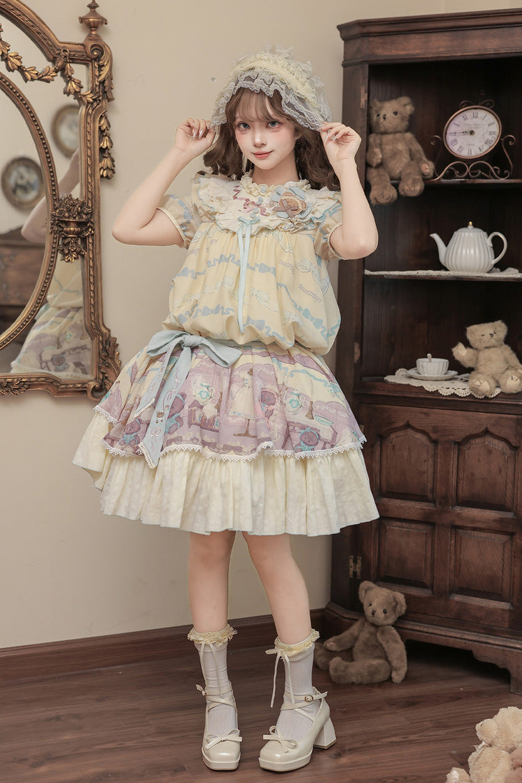 Brown Dollhouse Sweet Lolita Dress Set - image 4