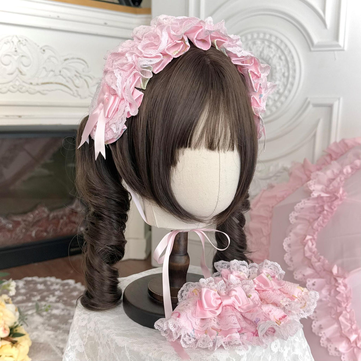 Spring 2025 Old School Lolita Floral JSK and OP Dress Series and Accessories - image 38