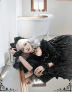 The Whisper of Stars - Gothic Constellation Lolita JSK & Accessories — source image 16