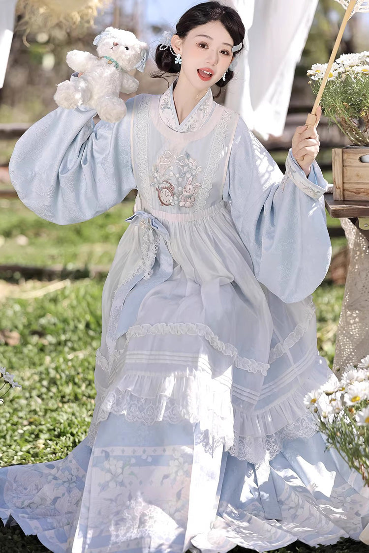 Alice in the Illusion Qi Lolita Ma Mian Skirt Set and Separates - image 11