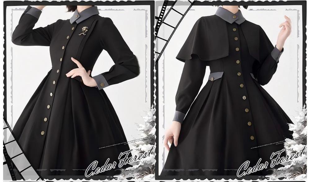 Classic Lolita Dress Forest Wardrobe Elegant Lolita Coat - image 19