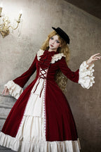 Letters and Poems · Nutcracker Box - Long Sleeves Ruffled Open-Front Bow Lace-Up Gothic Lolita Dress - image 13