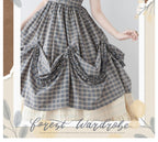 Forest Picnic - Classic Lolita OP Dress with Off-Shoulder and Lifting Hem - image 14