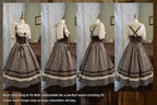 Chestnut Autumn - Plaid Classic Lolita JSK, Bust Supporting and Accessories - image 15