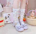 Hug Bear - Sweet Lolita Heel Shoes Bear Metal Buckle Bow Shoes - image 53