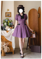 Forest Polka-Dot - Classic Lolita OP Dress With Polka Dots & Pockets - image 5