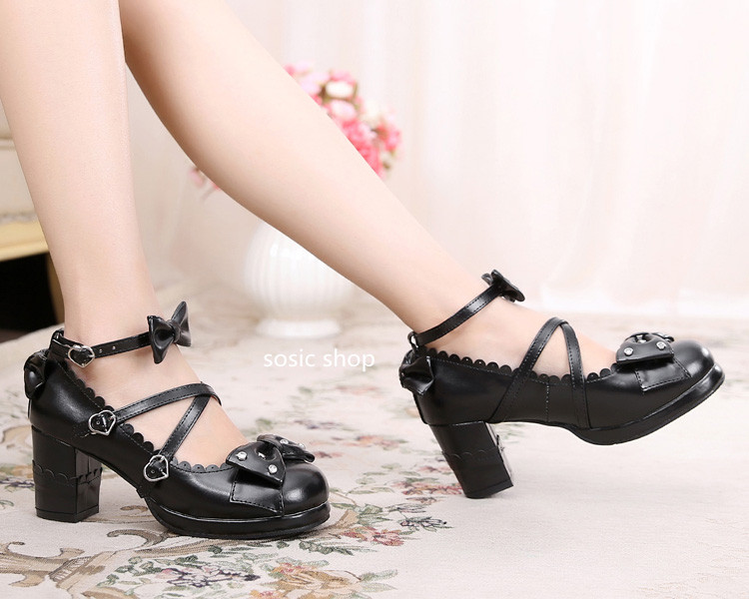 Sweet Lolita High Heel Handmade Shoes - image 37