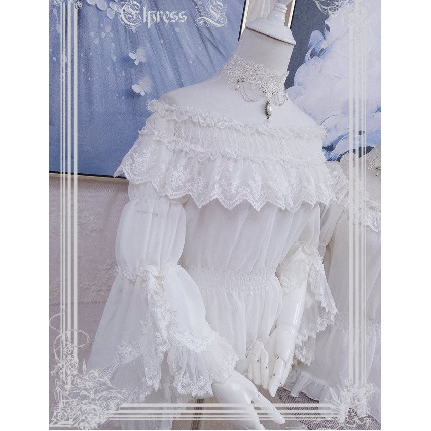 Elpress Versatile Bell Sleeve Lolita Blouse - image 6