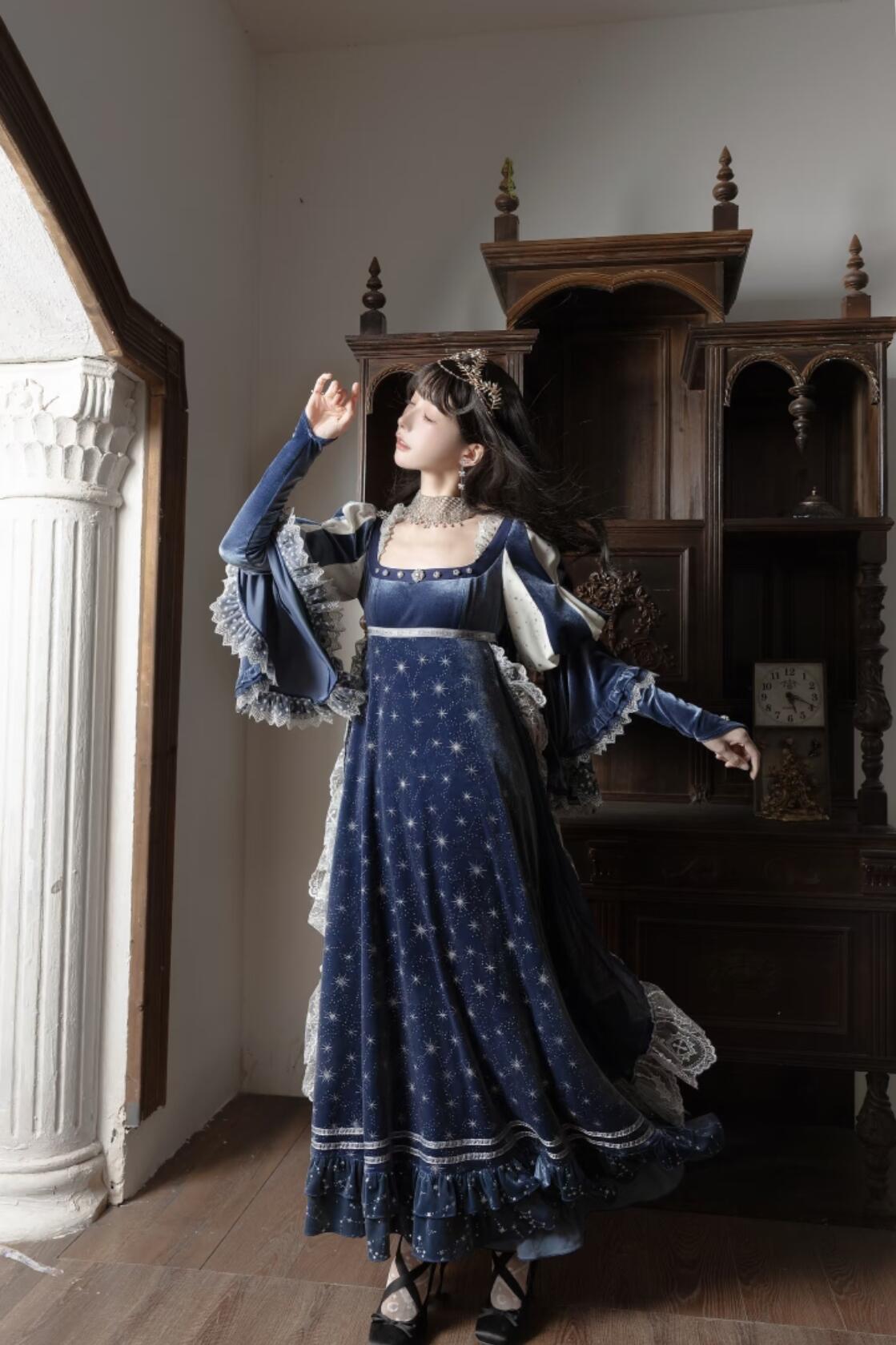 Fleeting Light Lolita Empire Waist Dress - image 7