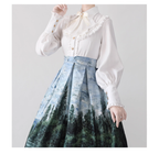 Elegant Lolita Slim Fit Mutton Sleeve Blouse - image 33