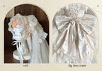 Champagne Illusion Neckline Princess Lolita JSK Dress Full Set - image 9