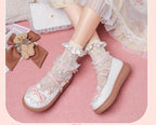 Sweet Bunny - Sweet Lolita Flat Shoes with Ear and Bow Decorations - image 7