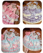 Audelia - Plus Size Sweet Lolita OP with Halter Neckline and Accessories - image 20