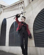 Coffin of Pilgrimage - Medieval European Ouji Lolita Shirt & Pants Suit - image 8