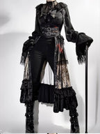 Heretic Nun - Halloween Gothic Lolita JSK Dress & Blouse Set - image 15