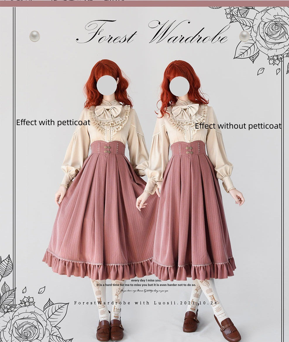 North of the Forest Classic Lolita Striped Vest and Skirt Set - image 12