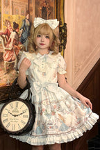 The Princess's Magical Diary - Sweet Lolita OP Dress in Light Blue - image 1