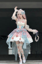 Camellia Covenant - Sweet Lolita Halterneck JSK Dress - image 6