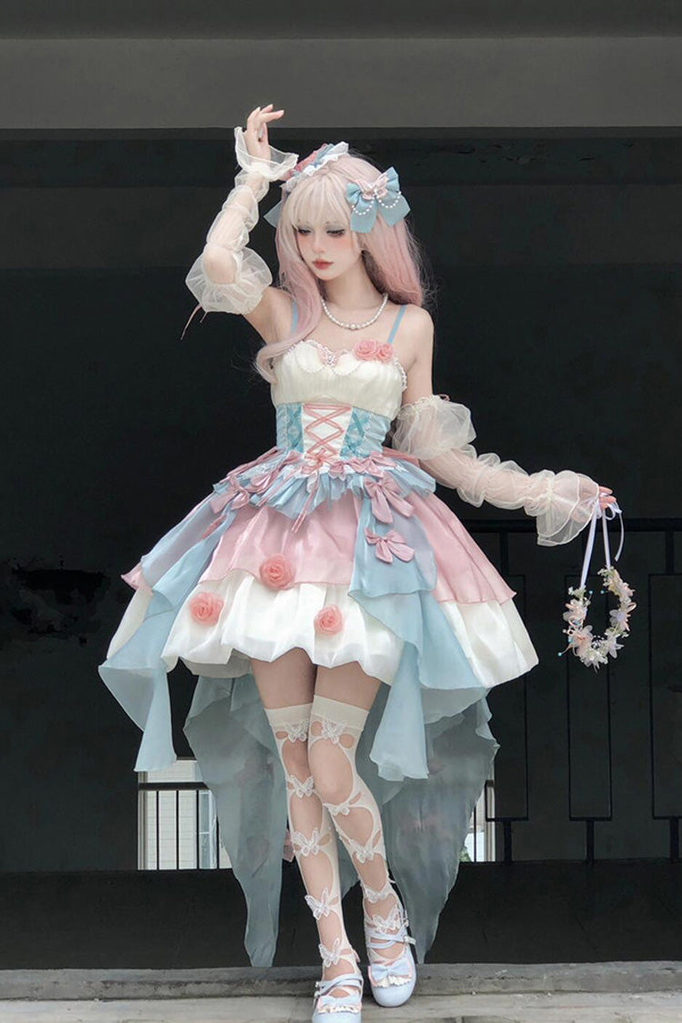 Camellia Covenant - Sweet Lolita Halterneck JSK Dress - image 6
