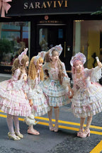 Candlelight Elegance - Sweet Elegant Lolita OP Dress in Purple - image 8