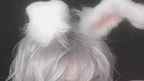 Mr. Rabbit - Gray Slightly Short Curly Wig - image 18