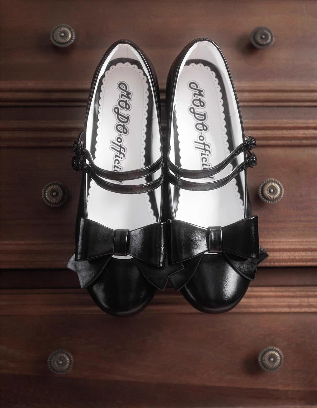 Apple Candy - Pointed Toe Lolita Shoes - Low Block Heel - image 4
