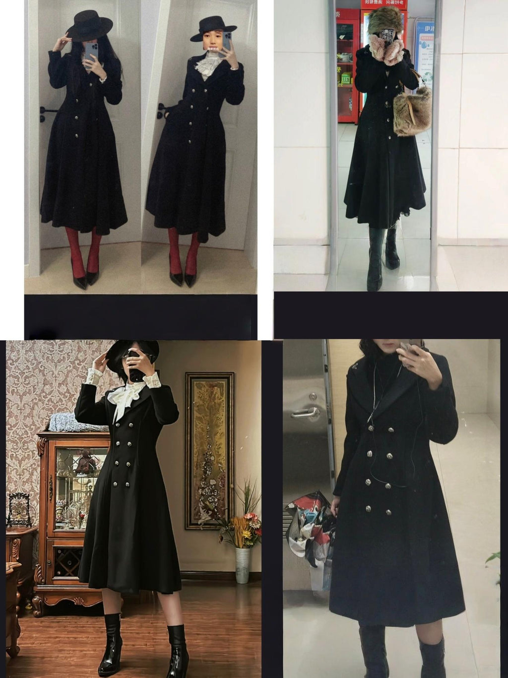 Downfall Dawn - Gothic Double-Breasted Lolita Coat - image 16