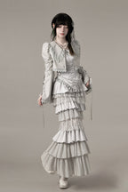 Bionic Doll - Gothic Lolita Fishtail Skirt & Corset Full Set - image 7
