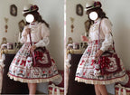 Retro Lolita Handbag PU Square Wedding Bag - image 9