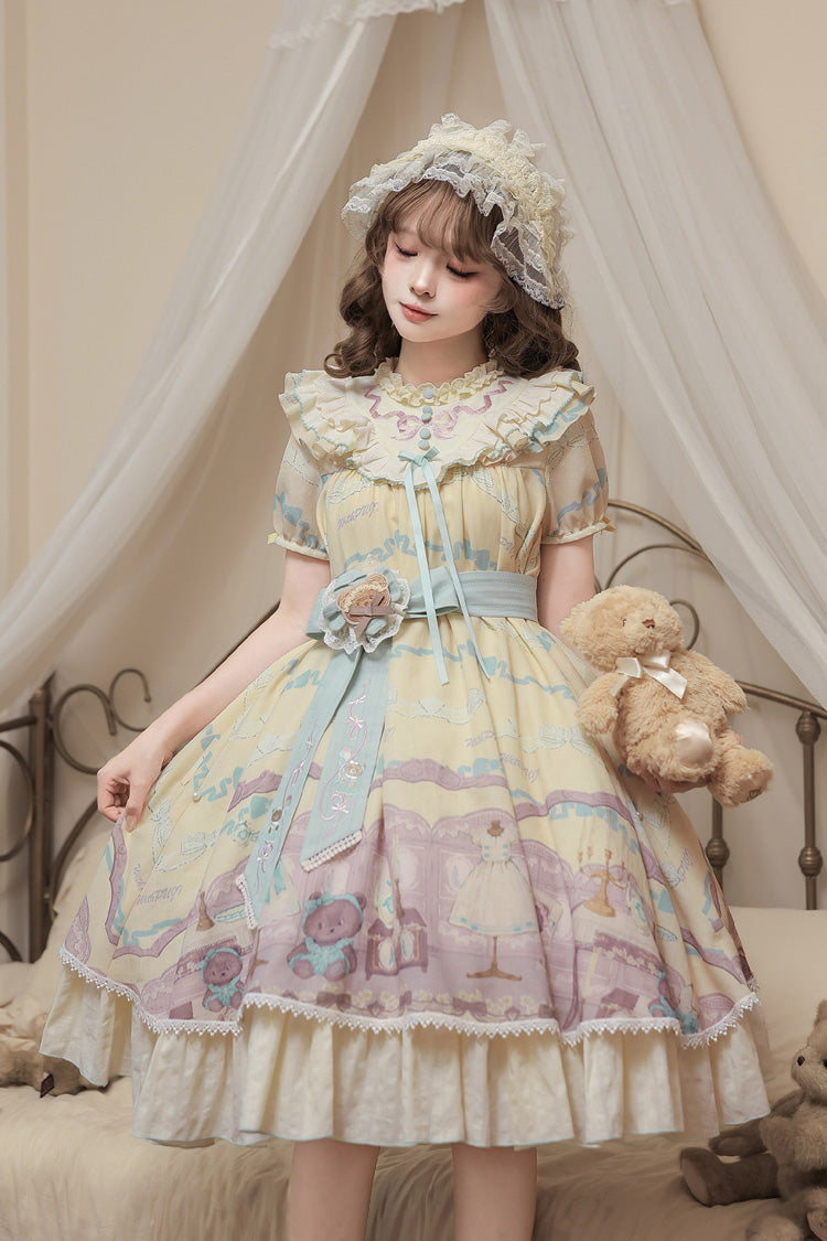 Brown Dollhouse Sweet Lolita Dress Set - image 3