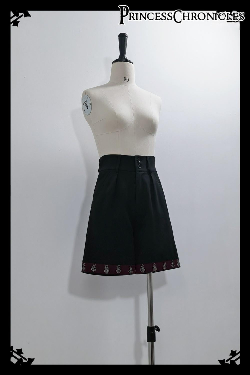 Red and Black 4.0 - Ouji Lolita Long Vest & Red Blouse - image 19
