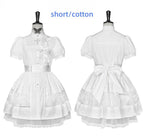 Ghost Orchid - Gothic Lolita OP Dress, Embroidered Cross - image 38