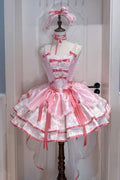 Pink Jasmine Rain Sweet Lolita JSK Dress - image 1