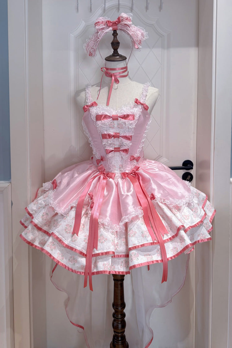 Pink Jasmine Rain Sweet Lolita JSK Dress - image 1