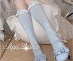 Sweet Lolita Cotton Socks Bow Lace Socks - image 9